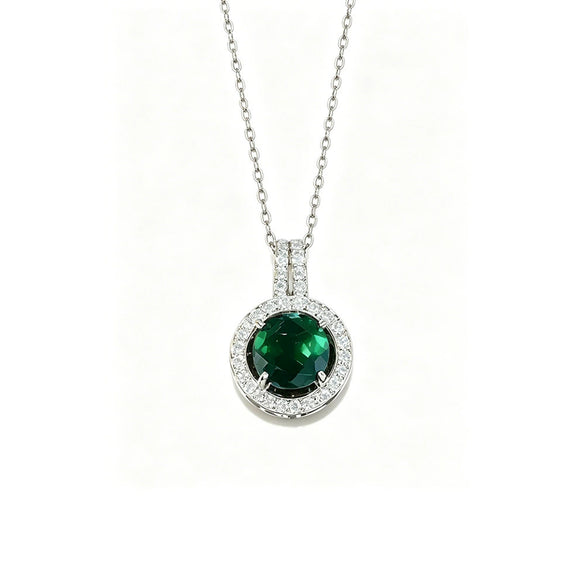 Wholesale Titanium Steel Electroplated Geometric Light Luxury Style Round Zircon Inlaid Copper Jewelry Set Earrings And Necklaces For Women