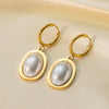 Wholesale Titanium Steel Electroplated Ins Style Earrings For Women