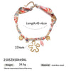 Wholesale Titanium Steel Electroplated Twist Chain Necklace For Girls With Nature Style