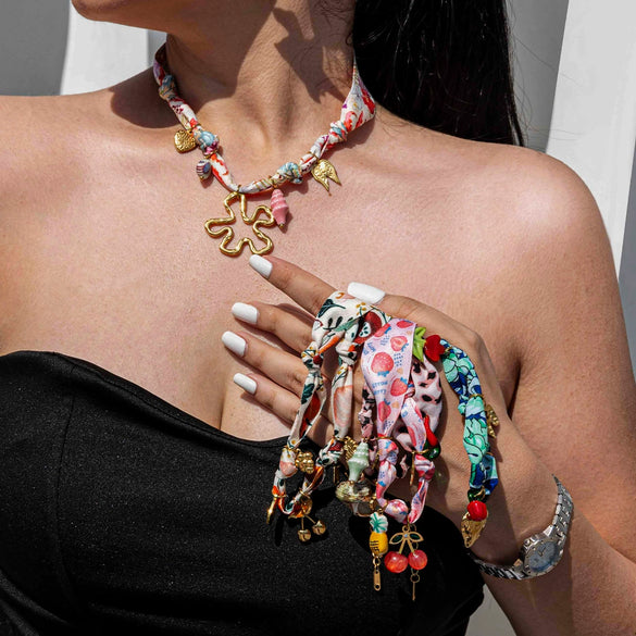 Wholesale Titanium Steel Electroplated Twist Chain Necklace For Girls With Nature Style