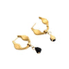 Wholesale Titanium Steel Electroplated Water Drop Shape Earrings For Women Light Luxury Jewelry