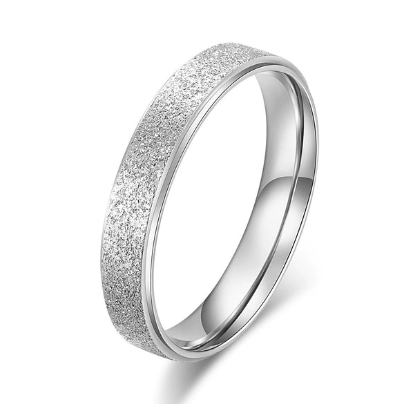 Wholesale Titanium Steel Elegant Geometric Polished Ring For Women