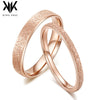 Wholesale Titanium Steel Elegant Geometric Polished Ring For Women