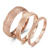 Wholesale Titanium Steel Elegant Geometric Polished Ring For Women