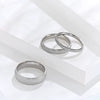 Wholesale Titanium Steel Elegant Geometric Polished Ring For Women