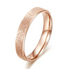 Wholesale Titanium Steel Elegant Geometric Polished Ring For Women