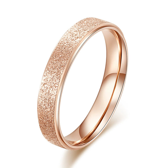 Wholesale Titanium Steel Elegant Geometric Polished Ring For Women