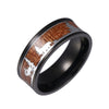 Wholesale Titanium Steel Elk Ring With Dripping Oil Treatment Unisex Animal Zodiac Design