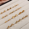 Wholesale 316L Stainless Steel Fashion Butterfly Bunny Pattern Electroplated Gold Earrings For Women