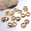 Wholesale 316L Stainless Steel Fashion Earrings Electroplated 18K Gold Inlaid With Rhinestones For Women