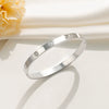 Wholesale Titanium Steel Fashion Fourleaf Clover Flower Buckle Electroplated Bracelet Jewelry