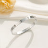 Wholesale Titanium Steel Fashion Fourleaf Clover Flower Buckle Electroplated Bracelet Jewelry