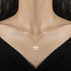 Wholesale Titanium Steel Fivepointed Star Fritillaria Minimalist Style Electroplated Necklace For Unisex