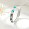 Wholesale Titanium Steel Flower Bracelet For Women With Electroplating Design And Fashion Style