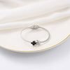 Wholesale Titanium Steel Fourleaf Clover Bracelet Electroplated Simple Fashion For Women