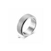 Wholesale Titanium Steel Frosted Rotatable Antianxiety Decompression Ring Jewelry With Geometric Pattern And Polish Processing For Unisex