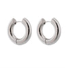 Wholesale Titanium Steel Geometric Bar And Round Ring Earrings For Men And Women