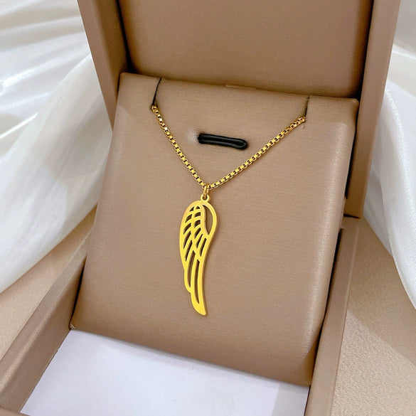 Wholesale Titanium Steel Geometric Cartoon Style Electroplated Cold Necklace For Unisex As Clavicle Chain Accessories