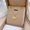 Wholesale Titanium Steel Geometric Cartoon Style Electroplated Cold Necklace For Unisex As Clavicle Chain Accessories