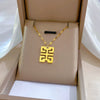 Wholesale Titanium Steel Geometric Cartoon Style Electroplated Cold Necklace For Unisex As Clavicle Chain Accessories