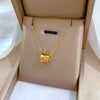 Wholesale Titanium Steel Geometric Cartoon Style Electroplated Cold Necklace For Unisex As Clavicle Chain Accessories