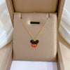 Wholesale Titanium Steel Geometric Cartoon Style Electroplated Women's Necklace