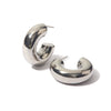 Wholesale Titanium Steel Geometric Cshaped Electroplated Women's Earrings
