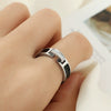 Wholesale 316L Stainless Steel Geometric Diamond Ring And Bracelet Simple Style