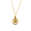 Wholesale Titanium Steel Geometric Double Sided Necklace For Women With Snake Bone Chain And Electroplating