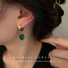 Wholesale Titanium Steel Geometric Earrings Elegant Simple High Grade Electroplated