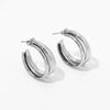Wholesale Titanium Steel Geometric Earrings For Women With Electroplating Treatment