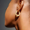 Wholesale Titanium Steel Geometric Earrings For Women With Electroplating Treatment