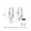 Wholesale Titanium Steel Geometric Earrings With Electroplating For Women Antiallergy And Stylish