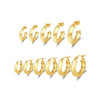 Wholesale Titanium Steel Geometric Earrings With Electroplating For Women Antiallergy And Stylish