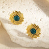 Wholesale Titanium Steel Geometric Earrings With Electroplating Retro And Fashionable For Women
