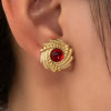 Wholesale Titanium Steel Geometric Earrings With Electroplating Retro And Fashionable For Women