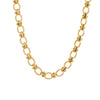 Wholesale Titanium Steel Geometric Electroplated Chain Necklace And Bracelet Jewelry For Women
