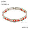 Wholesale 316L Stainless Steel Geometric Electroplated Women's Bracelet Jewelry