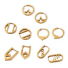 Wholesale 316L Stainless Steel Geometric Electroplated Women's Fashion Retro Light Luxury Earrings
