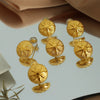 Wholesale 316L Stainless Steel Geometric Electroplated Women's Retro Light Luxury Earrings