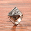 Wholesale Titanium Steel Geometric Eye Ring Jewelry For Men And Unisex With Electroplating Treatment