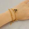 Wholesale Titanium Steel Geometric Fashion Electroplated Unisex Bracelet