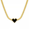 Wholesale Titanium Steel Geometric Fashion Minimalist Electroplated Pendant Necklace For Unisex