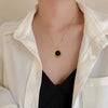 Wholesale Titanium Steel Geometric Fashion Necklace With Electroplating Treatment For Women