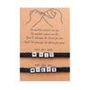 Wholesale Titanium Steel Geometric Handwoven Adjustable Unisex Couple Bracelet