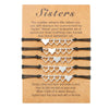Wholesale Titanium Steel Geometric Handwoven Adjustable Unisex Couple Bracelet
