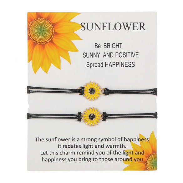 Wholesale Titanium Steel Geometric Handwoven Adjustable Unisex Couple Bracelet