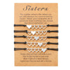 Wholesale Titanium Steel Geometric Handwoven Adjustable Unisex Couple Bracelet