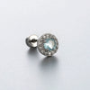 Wholesale Titanium Steel Geometric Little Fresh Style Zirconia Earrings For Women