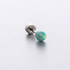 Wholesale Titanium Steel Geometric Little Fresh Style Zirconia Earrings For Women